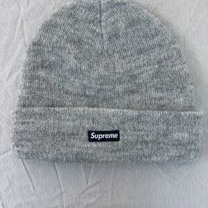 Supreme Heather Gray Knit Hat